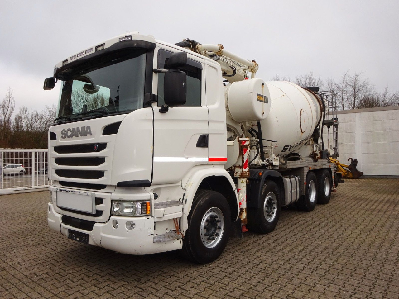 Scania PUMI CIFA 32 Meter 4 Knick. Scania PUMI CIFA 32 Meter 4 Knick * Betonpumpe - Betonpomp: afbeelding 5 Scania PUMI CIFA 32 Meter 4 Knick. Scania PUMI CIFA 32 Meter 4 Knick * Betonpumpe - Betonpomp: afbeelding 5