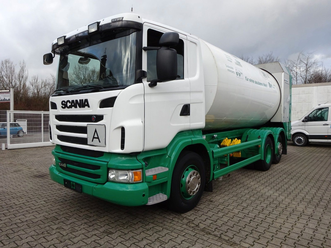 Scania R440 mit FAUN ROTOPRESS 521 L Euro 6 Scania R440 mit FAUN ROTOPRESS 521 L Euro 6 - Vuilniswagen: afbeelding 1 Scania R440 mit FAUN ROTOPRESS 521 L Euro 6 Scania R440 mit FAUN ROTOPRESS 521 L Euro 6 - Vuilniswagen: afbeelding 1