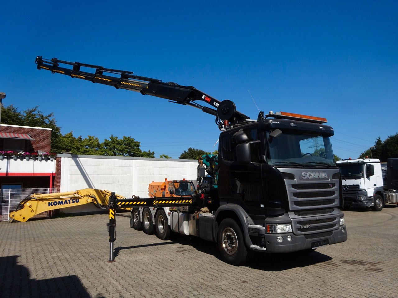 Scania R490 Abroller + HIAB 302E-6 Bj.2021 !Kran TRIDEM Scania R490 Abroller + HIAB 302E-6 Kran *BJ 2021* - Kraanwagen, Haakarmsysteem vrachtwagen: afbeelding 1 Scania R490 Abroller + HIAB 302E-6 Bj.2021 !Kran TRIDEM Scania R490 Abroller + HIAB 302E-6 Kran *BJ 2021* - Kraanwagen, Haakarmsysteem vrachtwagen: afbeelding 1