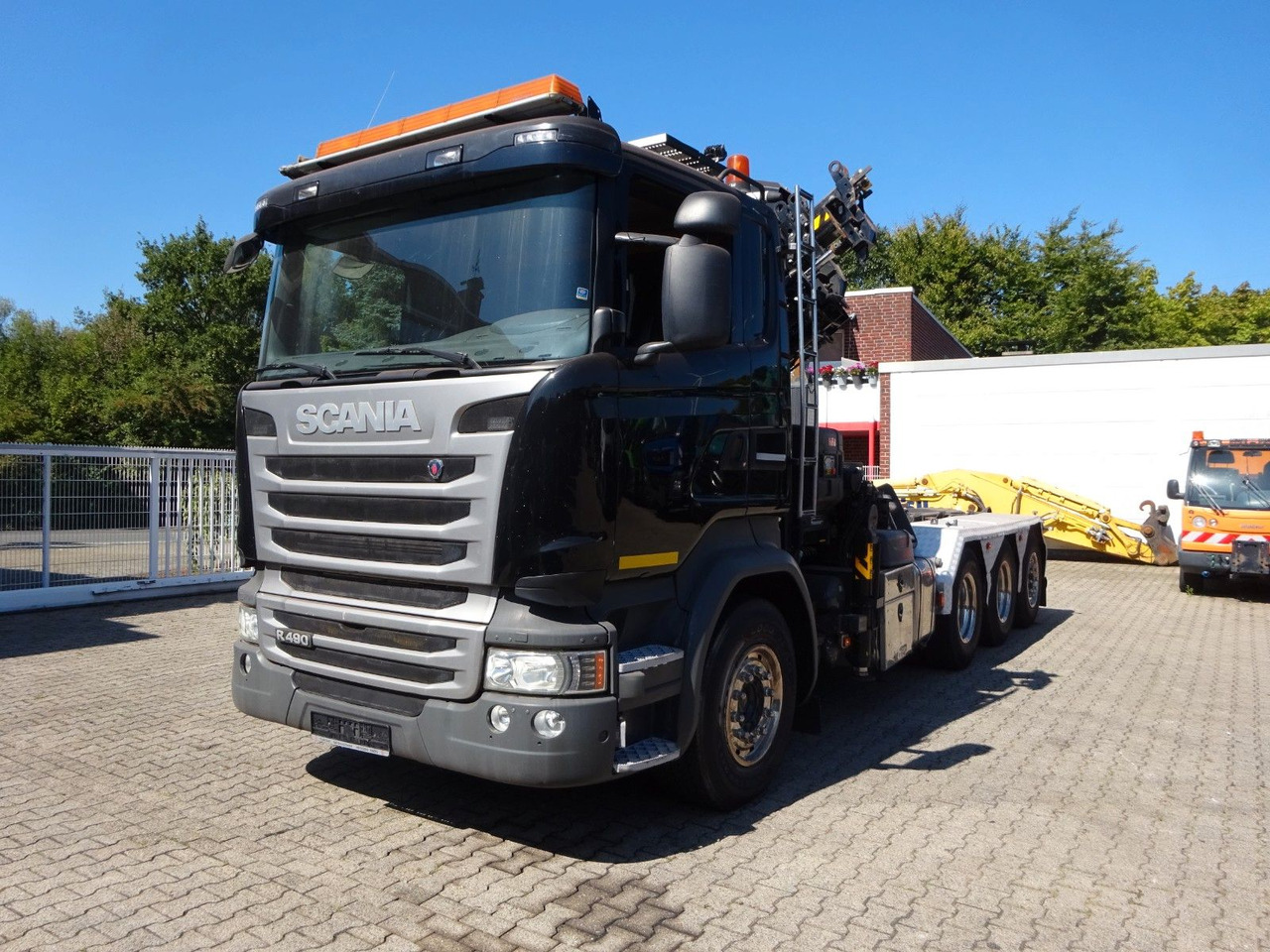 Scania R490 Abroller + HIAB 302E-6 Bj.2021 !Kran TRIDEM Scania R490 Abroller + HIAB 302E-6 Kran *BJ 2021* - Kraanwagen, Haakarmsysteem vrachtwagen: afbeelding 4 Scania R490 Abroller + HIAB 302E-6 Bj.2021 !Kran TRIDEM Scania R490 Abroller + HIAB 302E-6 Kran *BJ 2021* - Kraanwagen, Haakarmsysteem vrachtwagen: afbeelding 4