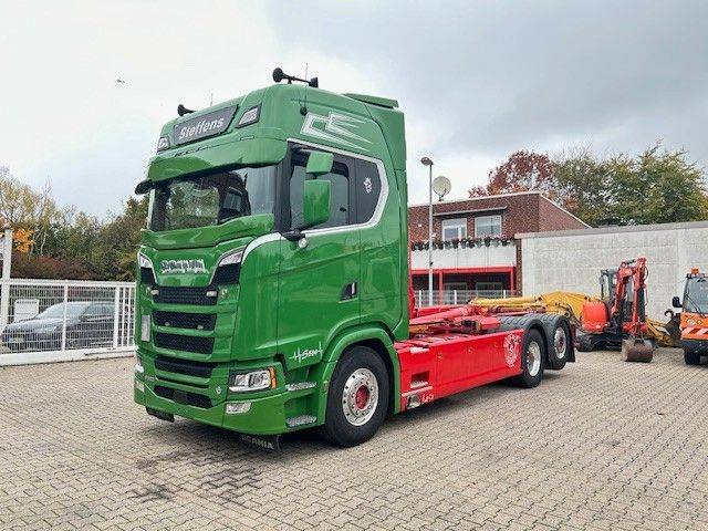 Scania S580 V8 MEILLER Abroller mit Lift+Lenkachse 6x2 - Haakarmsysteem vrachtwagen: afbeelding 3 Scania S580 V8 MEILLER Abroller mit Lift+Lenkachse 6x2 - Haakarmsysteem vrachtwagen: afbeelding 3