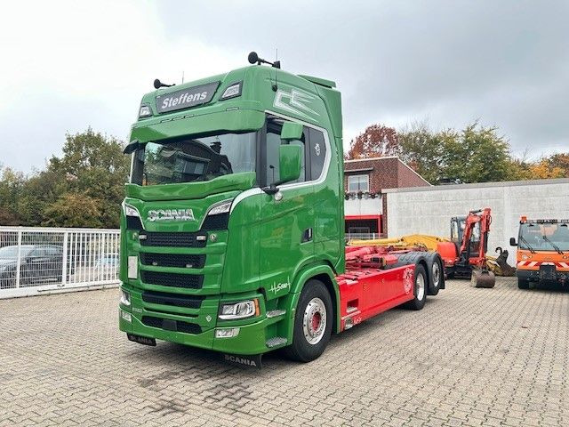 Scania S580 V8 MEILLER Abroller mit Lift+Lenkachse 6x2 - Haakarmsysteem vrachtwagen: afbeelding 2 Scania S580 V8 MEILLER Abroller mit Lift+Lenkachse 6x2 - Haakarmsysteem vrachtwagen: afbeelding 2