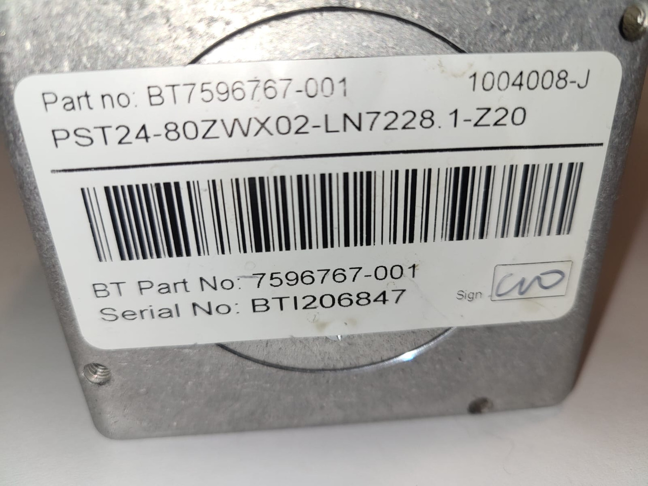 BT steering motor 7596767001 - Onderdelen voor Intern transport: afbeelding 1 BT steering motor 7596767001 - Onderdelen voor Intern transport: afbeelding 1