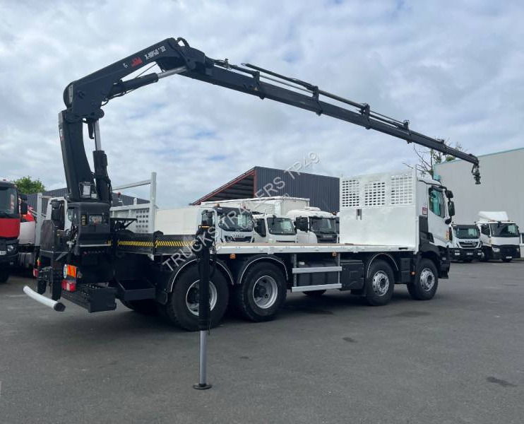 Renault C-Series 430 - Vrachtwagen met open laadbak, Kraanwagen: afbeelding 3 Renault C-Series 430 - Vrachtwagen met open laadbak, Kraanwagen: afbeelding 3