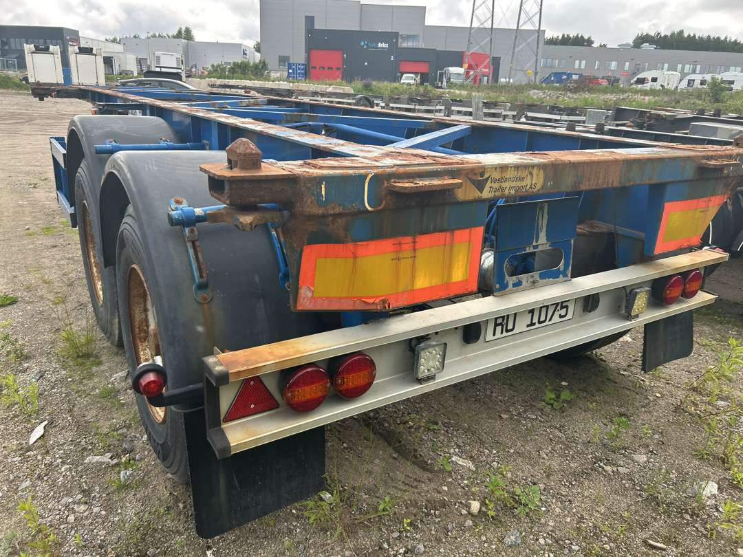 2004 Container-henger TURBO`HOET CONTAINERSEMITRAILER EU-godkjent - Containertransporter/ Wissellaadbak oplegger: afbeelding 4 2004 Container-henger TURBO`HOET CONTAINERSEMITRAILER EU-godkjent - Containertransporter/ Wissellaadbak oplegger: afbeelding 4