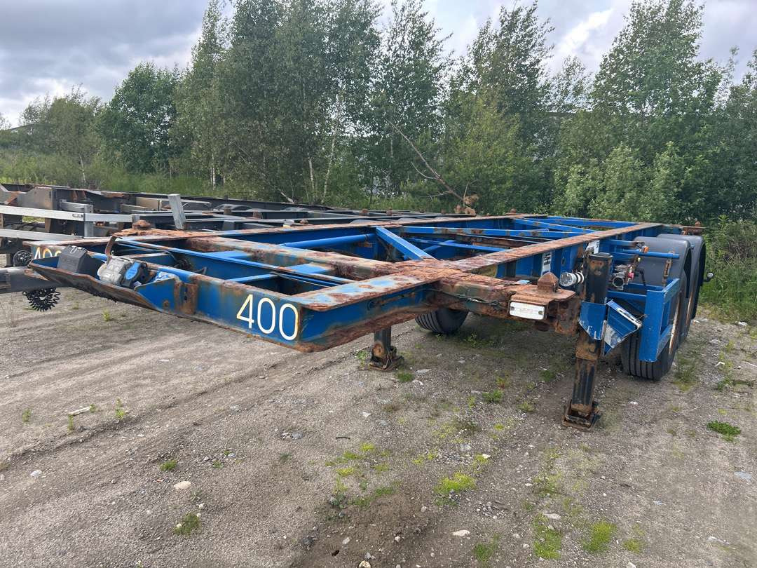 2004 Container-henger TURBO`HOET CONTAINERSEMITRAILER EU-godkjent - Containertransporter/ Wissellaadbak oplegger: afbeelding 1 2004 Container-henger TURBO`HOET CONTAINERSEMITRAILER EU-godkjent - Containertransporter/ Wissellaadbak oplegger: afbeelding 1