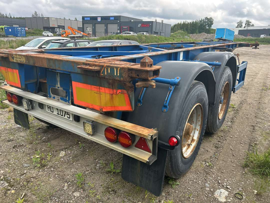 2004 Container-henger TURBO`HOET CONTAINERSEMITRAILER EU-godkjent - Containertransporter/ Wissellaadbak oplegger: afbeelding 3 2004 Container-henger TURBO`HOET CONTAINERSEMITRAILER EU-godkjent - Containertransporter/ Wissellaadbak oplegger: afbeelding 3