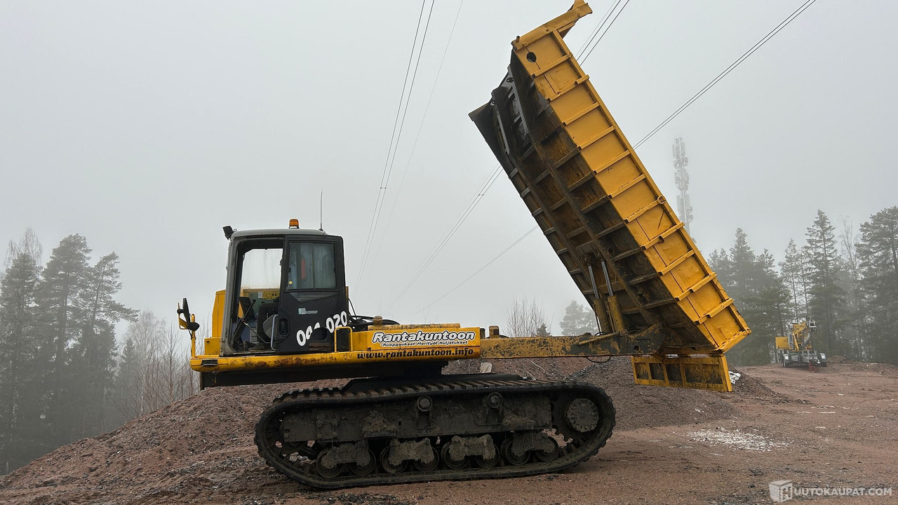 Dumpperi Komatsu CDR-110 irroitettavalla kumitela-alustalla, sekä tuppisovitteinen tukkinosturi kauhalla - Intexw, Lieto - Bouwmachine: afbeelding 4 Dumpperi Komatsu CDR-110 irroitettavalla kumitela-alustalla, sekä tuppisovitteinen tukkinosturi kauhalla - Intexw, Lieto - Bouwmachine: afbeelding 4