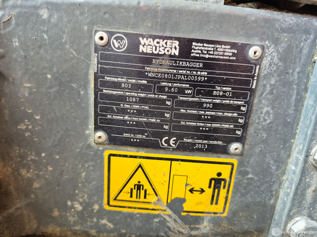 Wacker Neuson minikaivinkone, Rauma - Bouwmachine: afbeelding 5 Wacker Neuson minikaivinkone, Rauma - Bouwmachine: afbeelding 5