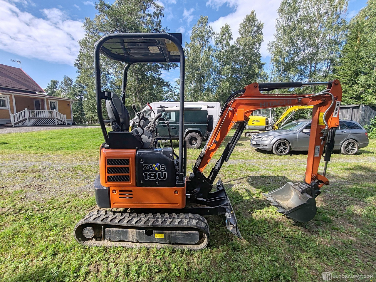 Hitachi ZX19U, reilu 90H ajettu, 2016., Eurajoki - Minigraafmachine: afbeelding 1 Hitachi ZX19U, reilu 90H ajettu, 2016., Eurajoki - Minigraafmachine: afbeelding 1