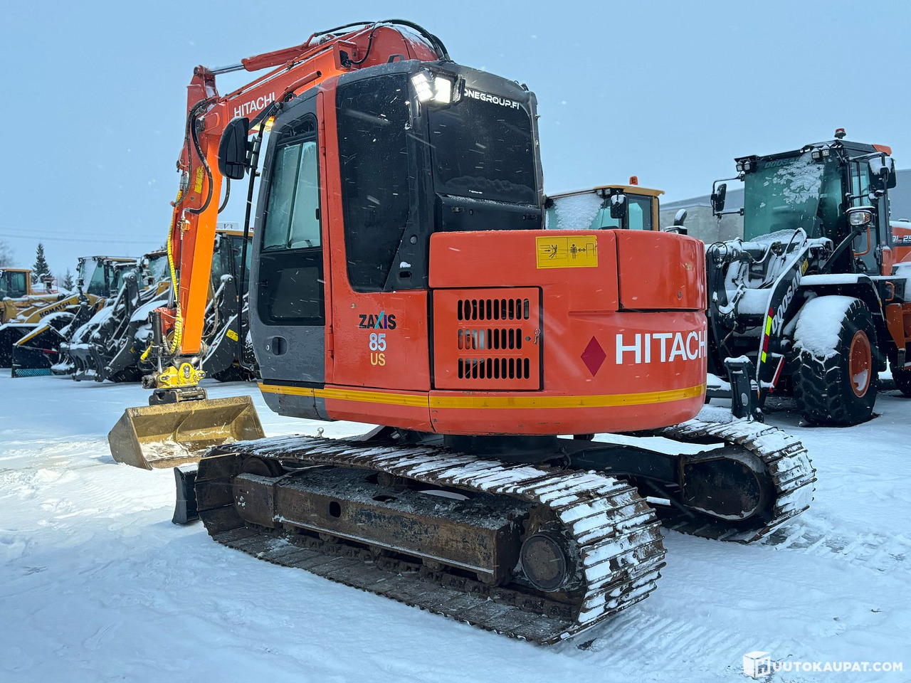Rupsgraafmachine Hitachi Zaxis ZX85 with mono boom + Engcon. 2004. Tracked excavator, Tornio: afbeelding 7 Rupsgraafmachine Hitachi Zaxis ZX85 with mono boom + Engcon. 2004. Tracked excavator, Tornio: afbeelding 7
