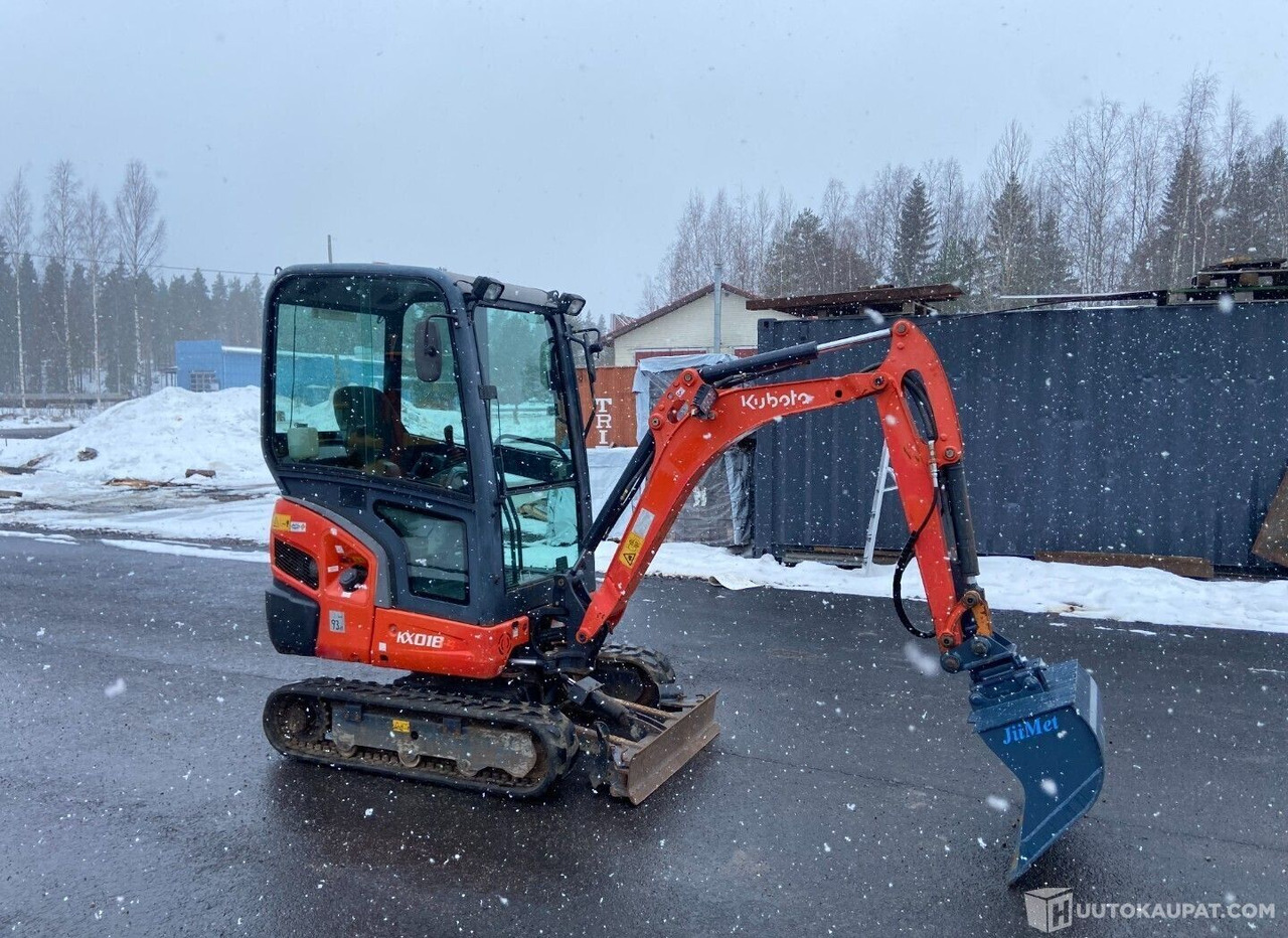 Kubota KX018-4, 2016, Diesel, 1 980 h Kaivinkone, Virrat - Minigraafmachine: afbeelding 2 Kubota KX018-4, 2016, Diesel, 1 980 h Kaivinkone, Virrat - Minigraafmachine: afbeelding 2