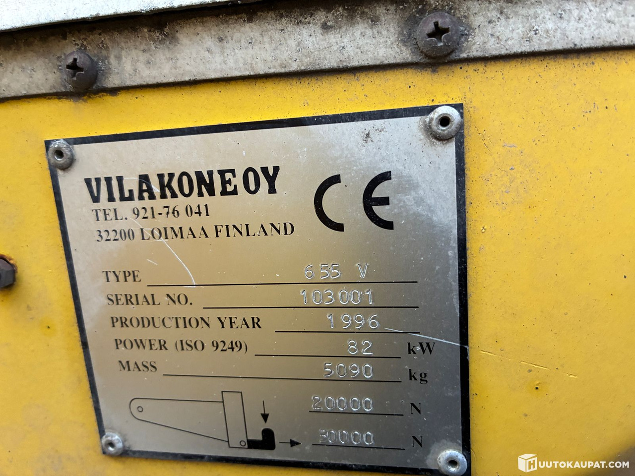 Wiellader Wille 665, 1996 property tractor — Finland's first Wille 655, Valkeakoski: afbeelding 8