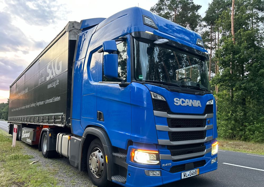Scania R410 RETARDER FULL LED 2 ZBIORNIKI / KLIMA POSTOJOWA / VIRTUAL COCPIT z Niemiec - Trekker: afbeelding 1 Scania R410 RETARDER FULL LED 2 ZBIORNIKI / KLIMA POSTOJOWA / VIRTUAL COCPIT z Niemiec - Trekker: afbeelding 1