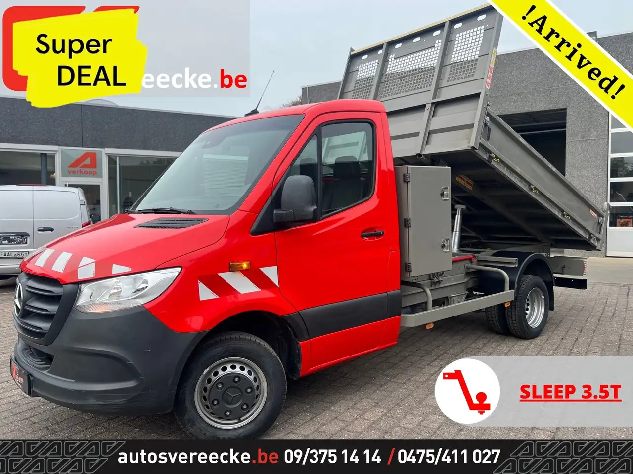 Mercedes-Benz Sprinter 514 KOFFER-KIPPER (25.950€ex)MTM 7.000kg - Kipper bestelwagen: afbeelding 1 Mercedes-Benz Sprinter 514 KOFFER-KIPPER (25.950€ex)MTM 7.000kg - Kipper bestelwagen: afbeelding 1