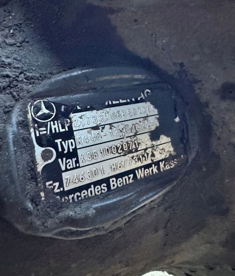 Mercedes-Benz ACTROS MP 4 2,733 R440-13 truck - Achterass voor Vrachtwagen: afbeelding 2 Mercedes-Benz ACTROS MP 4 2,733 R440-13 truck - Achterass voor Vrachtwagen: afbeelding 2