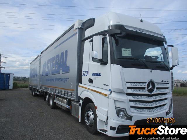 Mercedes-Benz Actros 2542 - Schuifzeilen vrachtwagen: afbeelding 1 Mercedes-Benz Actros 2542 - Schuifzeilen vrachtwagen: afbeelding 1