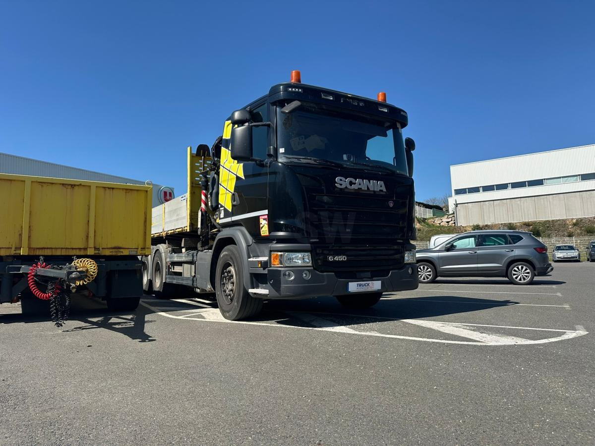 Scania G 450 - Vrachtwagen met open laadbak, Kraanwagen: afbeelding 2 Scania G 450 - Vrachtwagen met open laadbak, Kraanwagen: afbeelding 2