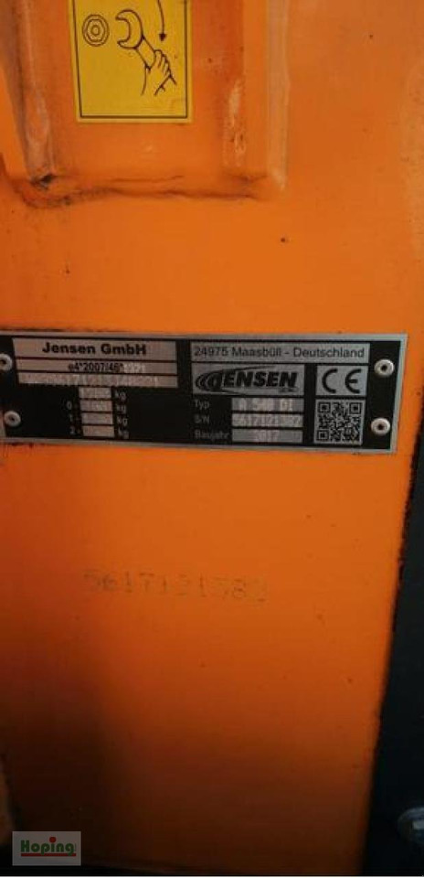Jensen A 540 DI - Houtversnipperaar: afbeelding 3 Jensen A 540 DI - Houtversnipperaar: afbeelding 3