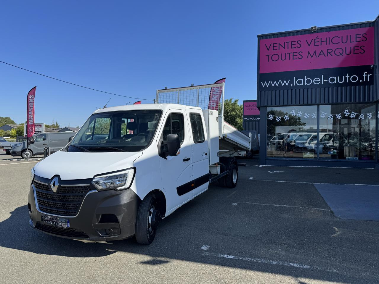 Kipper bestelwagen RENAULT MASTER 3T5 BENNE + COFFRE RJ DOUBLE CABINE 6 PL 2.3 DCI 130 CH CONFORT: afbeelding 7