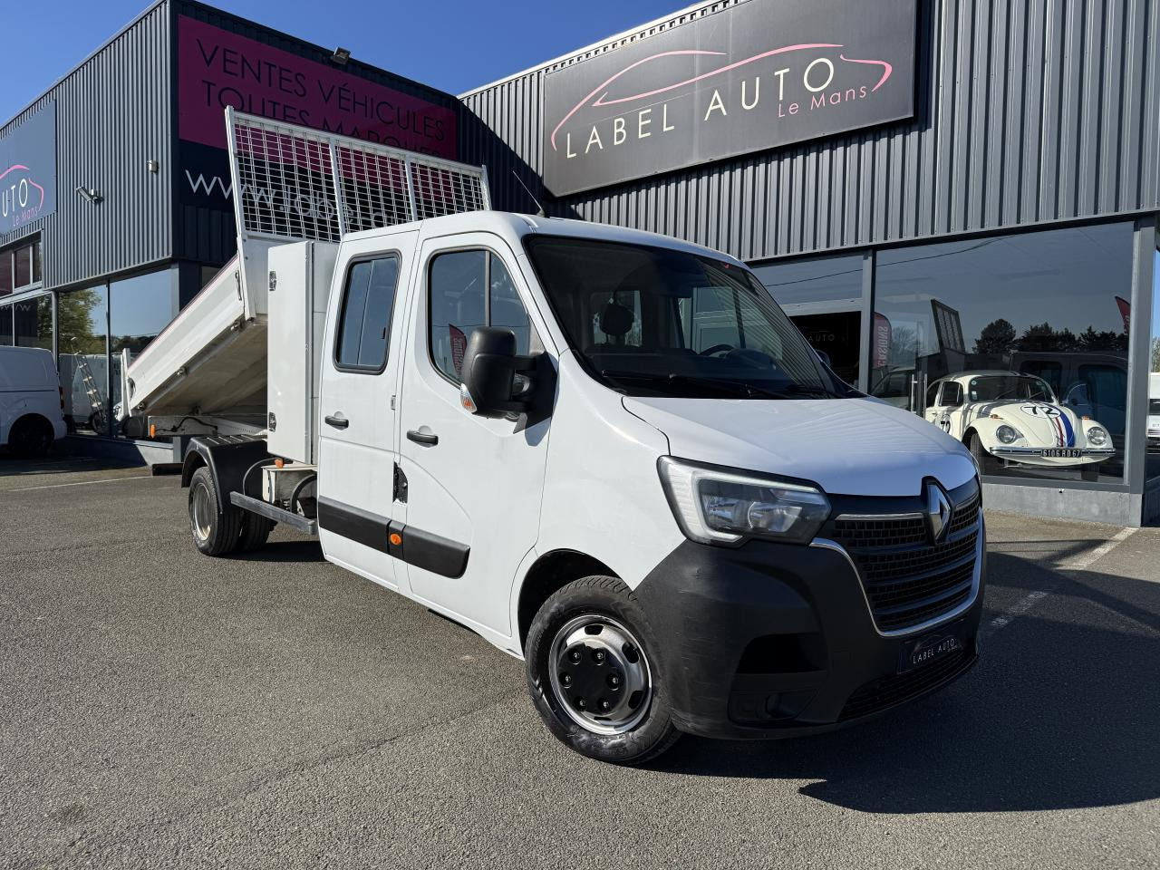 RENAULT MASTER 3T5 BENNE + COFFRE RJ DOUBLE CABINE 6 PL 2.3 DCI 130 CH CONFORT + GPS + REGUL + CLIM - Kipper bestelwagen: afbeelding 2 RENAULT MASTER 3T5 BENNE + COFFRE RJ DOUBLE CABINE 6 PL 2.3 DCI 130 CH CONFORT + GPS + REGUL + CLIM - Kipper bestelwagen: afbeelding 2