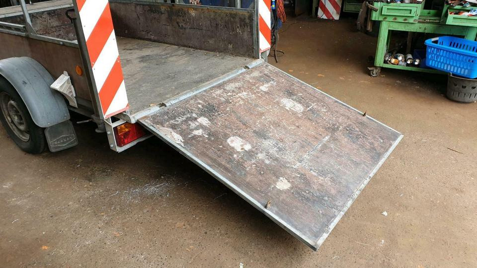 Aanhangwagen Sperrwand Absperrtafel Nissen Vz 615 616 Verkehrsleitanhänger: afbeelding 6