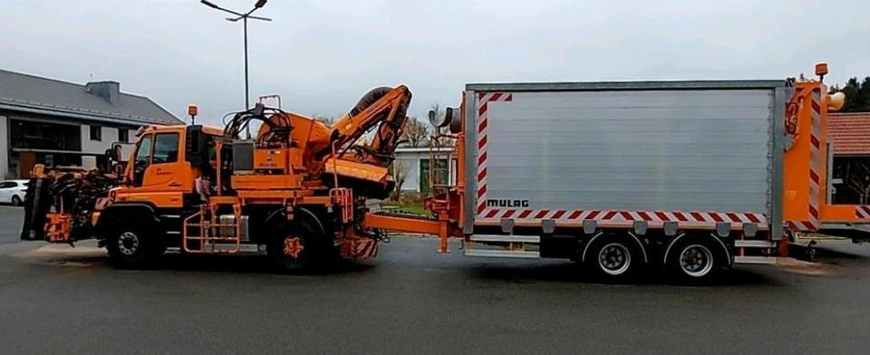 Unimog U527 mit Mulag Saugmähkombination SB 600 MFK 600 Abschiebewagen Mercedes-Benz Böschungsmäher Böschungsmulcher Hangmäher 530 U 527 535 430 405 427 Abschieber Mähanhänger Dücker - Gemeentelijke machine/ Speciaal: afbeelding 4 Unimog U527 mit Mulag Saugmähkombination SB 600 MFK 600 Abschiebewagen Mercedes-Benz Böschungsmäher Böschungsmulcher Hangmäher 530 U 527 535 430 405 427 Abschieber Mähanhänger Dücker - Gemeentelijke machine/ Speciaal: afbeelding 4
