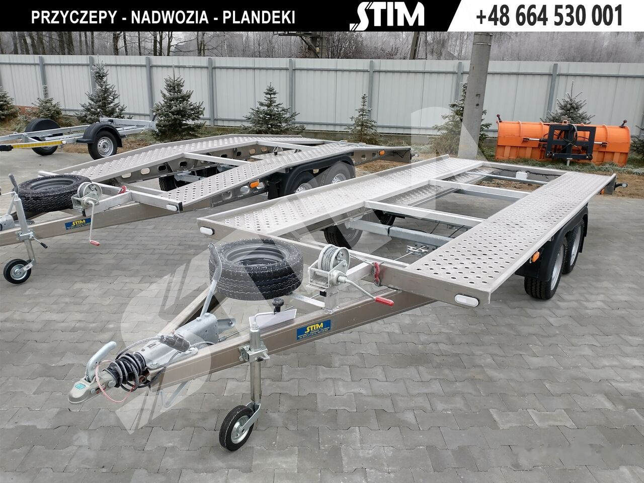Stim L22/PP-TP/45-27A - Autotransport aanhangwagen: afbeelding 2 Stim L22/PP-TP/45-27A - Autotransport aanhangwagen: afbeelding 2