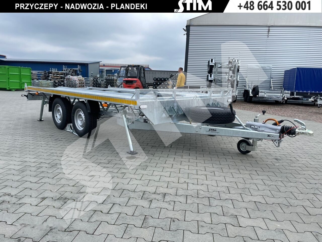 Nieuw Open/ Plateau aanhangwagen Stim S22-35/4323KP-15 Platforma do przeowzu kontenerów typu KP: afbeelding 8 Nieuw Open/ Plateau aanhangwagen Stim S22-35/4323KP-15 Platforma do przeowzu kontenerów typu KP: afbeelding 8