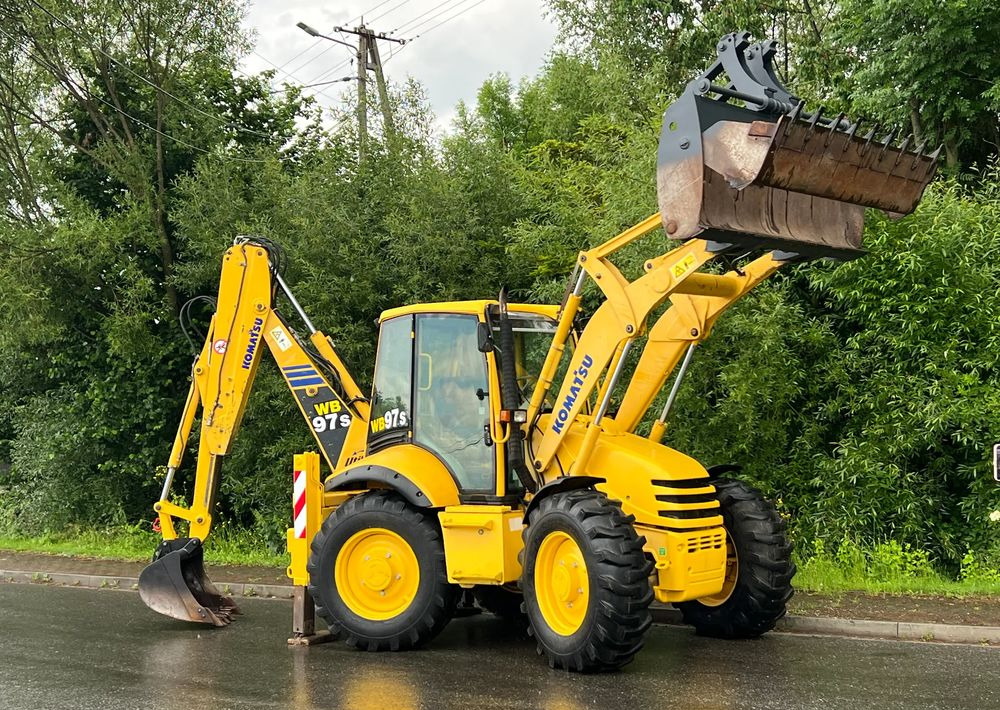Graaflaadmachine Komatsu * Koparko Ładowarka * Komatsu WB 97 S Utility *: afbeelding 11