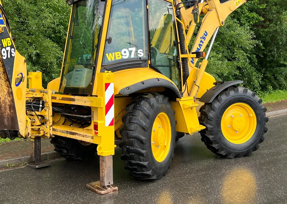 Graaflaadmachine Komatsu * Koparko Ładowarka * Komatsu WB 97 S Utility *: afbeelding 16