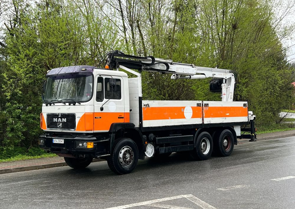 MAN * 27-322 MAN 6x4 * HDS ATLAS 140 * - Kraanwagen, Vrachtwagen met open laadbak: afbeelding 1 MAN * 27-322 MAN 6x4 * HDS ATLAS 140 * - Kraanwagen, Vrachtwagen met open laadbak: afbeelding 1