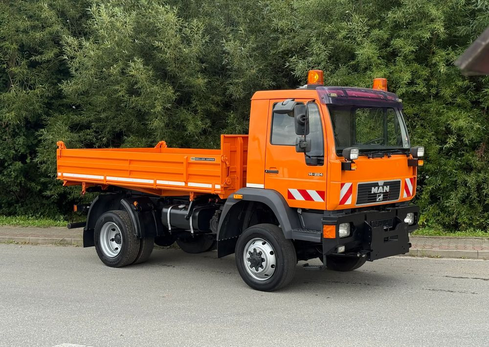 MAN * MAN 14-220 * Kiper Wywrotka Meiller * 4x4 * Zimowe Utrzymanie * Unimog * - Kipper vrachtwagen: afbeelding 2 MAN * MAN 14-220 * Kiper Wywrotka Meiller * 4x4 * Zimowe Utrzymanie * Unimog * - Kipper vrachtwagen: afbeelding 2
