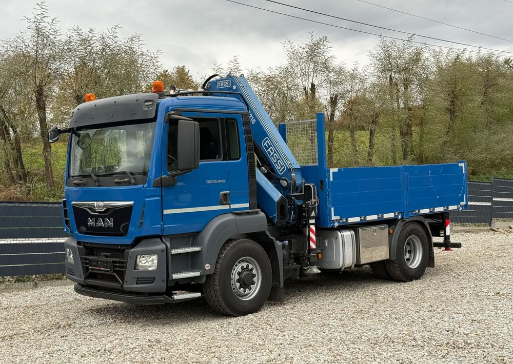 MAN * MAN 18.440 TGS * 4x4 * HDS Fassi F215 * Sprowadzony * 95 000 KM ! * Stan Jak Nowy - Vrachtwagen met open laadbak, Kraanwagen: afbeelding 2 MAN * MAN 18.440 TGS * 4x4 * HDS Fassi F215 * Sprowadzony * 95 000 KM ! * Stan Jak Nowy - Vrachtwagen met open laadbak, Kraanwagen: afbeelding 2