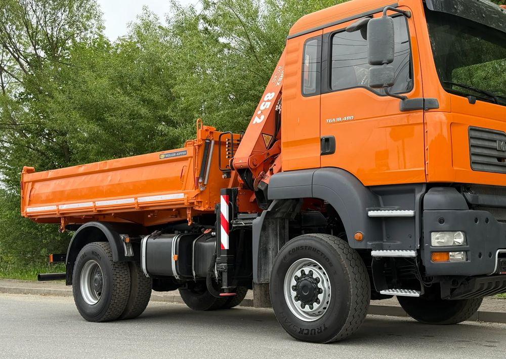 MAN * MAN 18 480 * KIPER WYWROTKA * 4x4 * HDS ATLAS 85* STAN BARDZO DOBRY * Sprowadzony - Kipper vrachtwagen: afbeelding 5 MAN * MAN 18 480 * KIPER WYWROTKA * 4x4 * HDS ATLAS 85* STAN BARDZO DOBRY * Sprowadzony - Kipper vrachtwagen: afbeelding 5