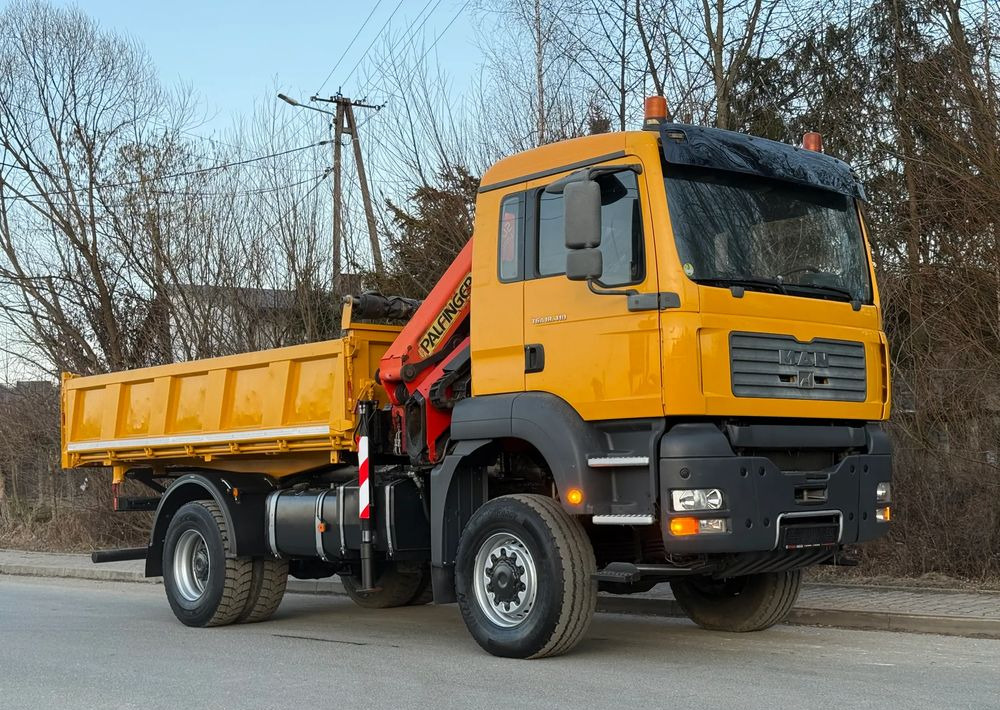 MAN * MAN TGA 18-410 * KIPER WYWROTKA * 4x4 * HDS Palfinger PK16500* Sprowadzony* Bardzo Dobry Stan * - Kipper vrachtwagen: afbeelding 2 MAN * MAN TGA 18-410 * KIPER WYWROTKA * 4x4 * HDS Palfinger PK16500* Sprowadzony* Bardzo Dobry Stan * - Kipper vrachtwagen: afbeelding 2