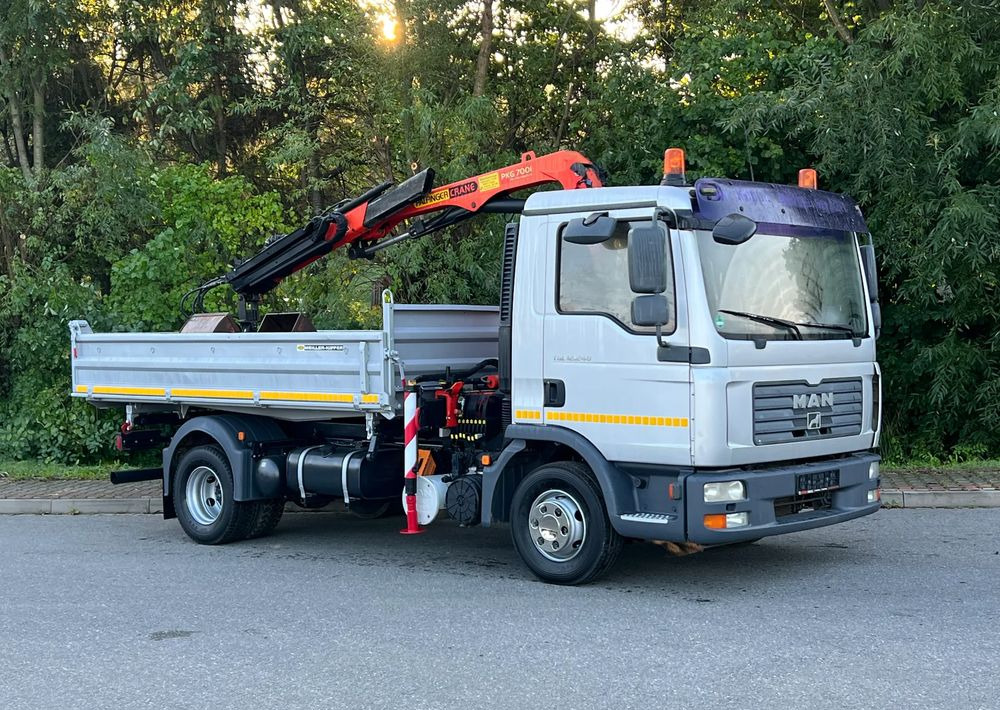 MAN MAN TGL 12-240 Kiper Wywrotka 4x2 Kran PALFINGER PK 12500 BARDZO DOBRY STAN - Kipper vrachtwagen: afbeelding 2 MAN MAN TGL 12-240 Kiper Wywrotka 4x2 Kran PALFINGER PK 12500 BARDZO DOBRY STAN - Kipper vrachtwagen: afbeelding 2