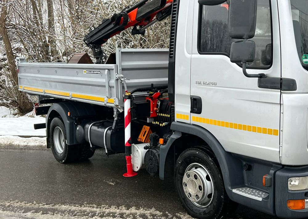 MAN MAN TGL 12-240 Kiper Wywrotka 4x2 Kran PALFINGER PK 12500 BARDZO DOBRY STAN - Kipper vrachtwagen: afbeelding 5 MAN MAN TGL 12-240 Kiper Wywrotka 4x2 Kran PALFINGER PK 12500 BARDZO DOBRY STAN - Kipper vrachtwagen: afbeelding 5