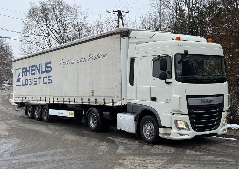 DAF * Zestaw * DAF 106 Euro 6 + Naczepa Krone * Bardzo Dobry Stan - Trekker, Schuifzeiloplegger: afbeelding 2 DAF * Zestaw * DAF 106 Euro 6 + Naczepa Krone * Bardzo Dobry Stan - Trekker, Schuifzeiloplegger: afbeelding 2