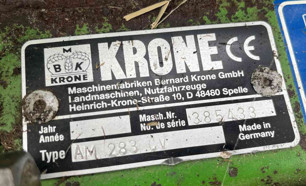 Krone AM283 CV schijvenmaaier Hooibouwmachines. - Maaimachine: afbeelding 5 Krone AM283 CV schijvenmaaier Hooibouwmachines. - Maaimachine: afbeelding 5