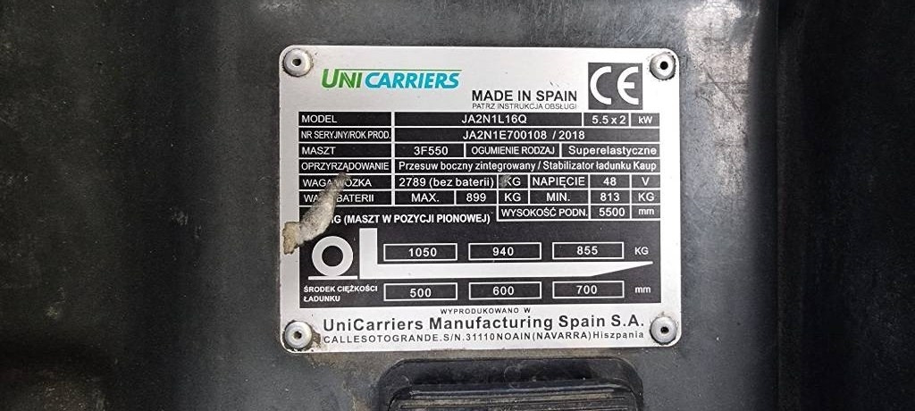 Leasing UniCarriers JA 2 N1 L16Q TX4-16  UniCarriers JA 2 N1 L16Q TX4-16: afbeelding 19