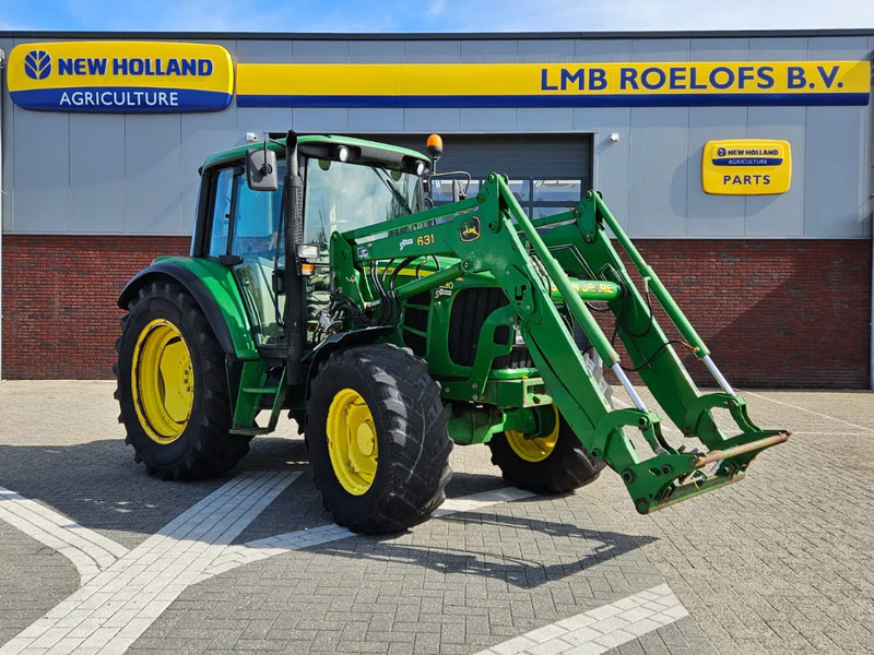 John Deere met 631 voorlader 6230 - Tractor: afbeelding 1 John Deere met 631 voorlader 6230 - Tractor: afbeelding 1
