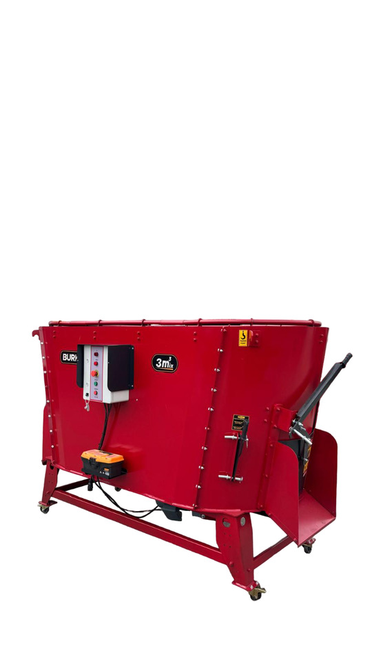 Burkon 3m3 Sabit Elektrikli (380V) Çift Helezon Dikey Yem Karma - Voermengwagen: afbeelding 1 Burkon 3m3 Sabit Elektrikli (380V) Çift Helezon Dikey Yem Karma - Voermengwagen: afbeelding 1