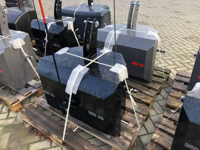 Nieuw Tegenwicht voor Landbouwmachine Bemu 850 KG Staal gewicht: afbeelding 11