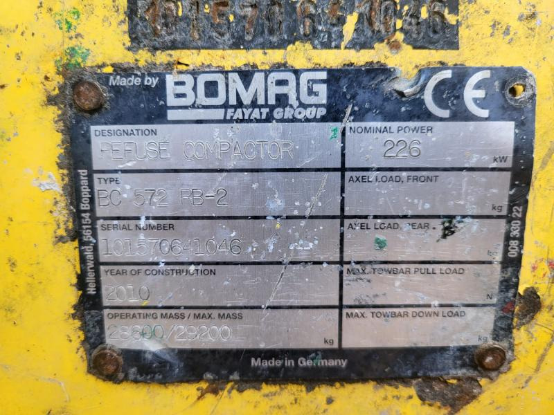 Schapenpootwals/ Grondverdichter Bomag BC572RB: afbeelding 16