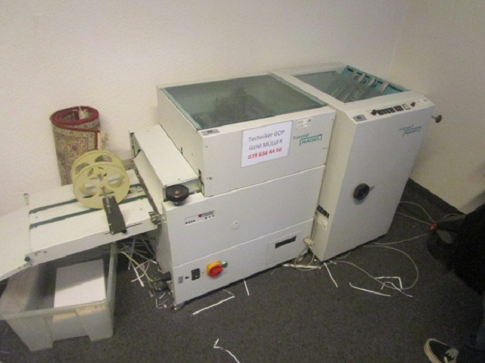 FALZ- UND HEFTMASCHINE NAGEL FOLDNAK 8 MIT TRIMMER - Vouwmachine: afbeelding 1 FALZ- UND HEFTMASCHINE NAGEL FOLDNAK 8 MIT TRIMMER - Vouwmachine: afbeelding 1