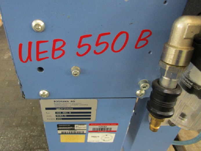 ÜBERFÜHRUNG BOGRAMA UEB 550B - Drukmachine: afbeelding 3 ÜBERFÜHRUNG BOGRAMA UEB 550B - Drukmachine: afbeelding 3
