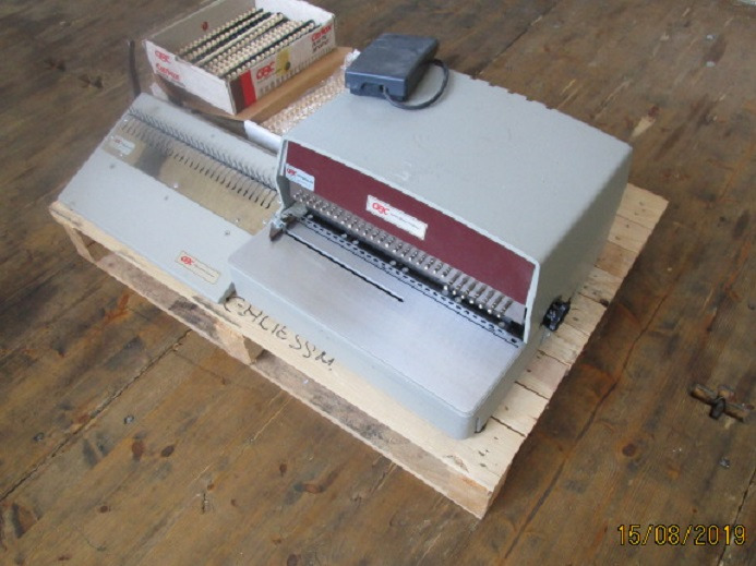WIRO SCHLIESSMASCHINE GBC 112-PM-1 - Drukmachine: afbeelding 2 WIRO SCHLIESSMASCHINE GBC 112-PM-1 - Drukmachine: afbeelding 2