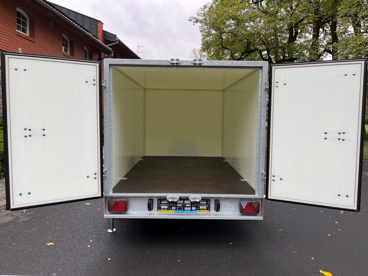 Nieuw Gesloten aanhangwagen PRZYCZEPA KONTENER CARGO BOX 2,6 x 1,5 ZABUDOWANA / CARGO CONTAINER TRAILER BOX 2.6 x 1.5 ENCLOSED: afbeelding 9