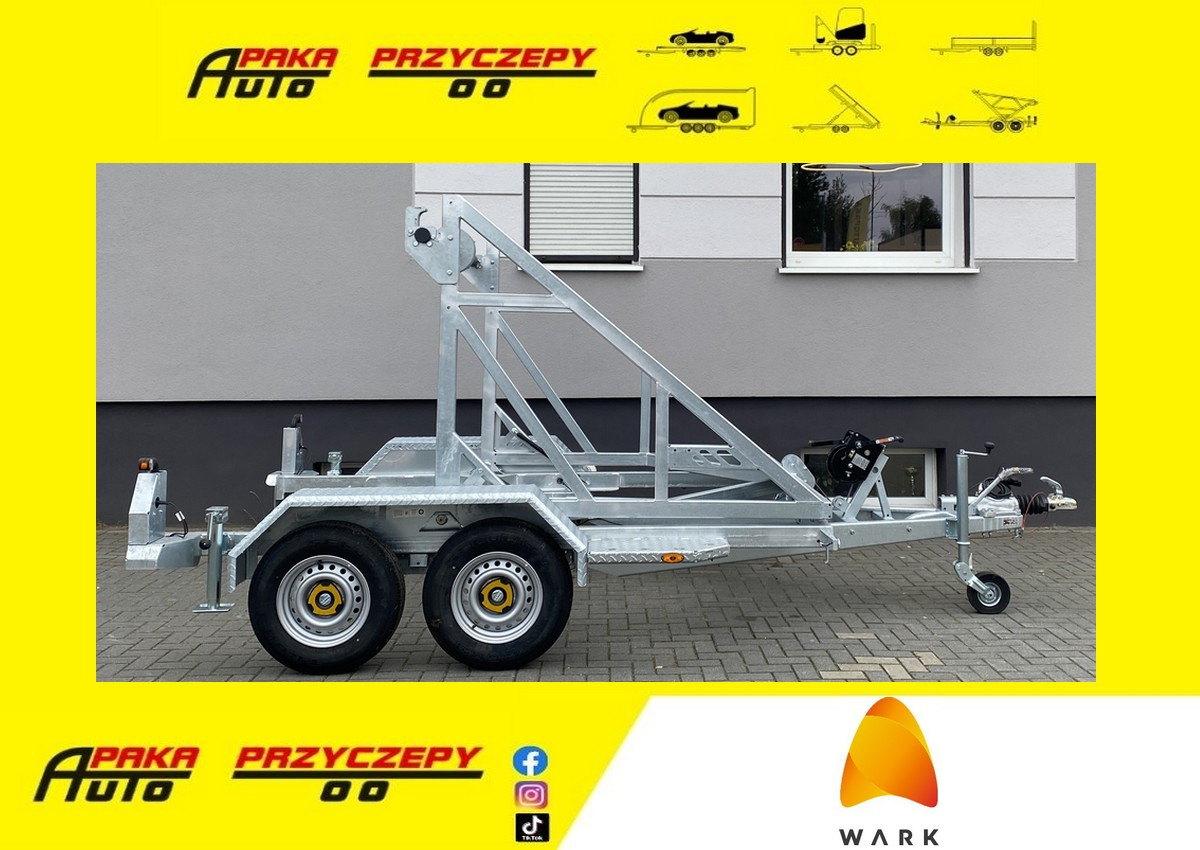 PRZYCZEPA WARK KABLOWA POD BĘBEN KABLOWY DMC 2700KG / WARK Cable Trailer for Cable Drum DMC 2700KG - Haspelwagen: afbeelding 1 PRZYCZEPA WARK KABLOWA POD BĘBEN KABLOWY DMC 2700KG / WARK Cable Trailer for Cable Drum DMC 2700KG - Haspelwagen: afbeelding 1